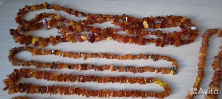 Янтарные бусы СССР