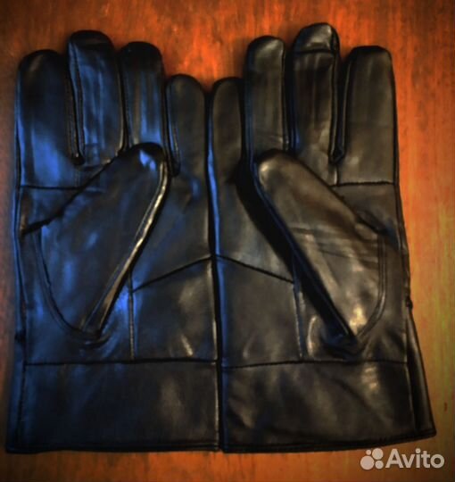 Перчатки кожаные