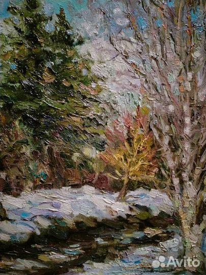 Картина маслом на холсте пейзаж