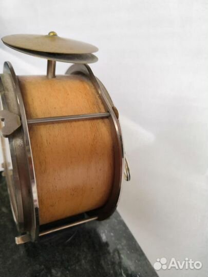 Настольные часы молния барабан СССР 1975 год 1 кла