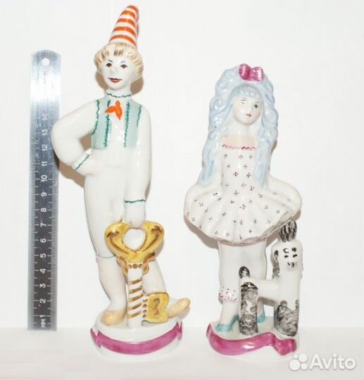 Статуэтка фарфор мальвина буратино Киев 1980-е