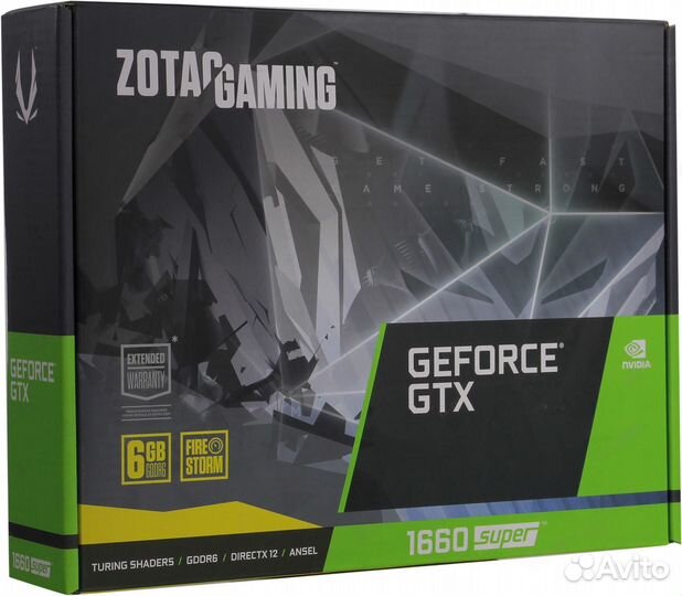 Видеокарта Zotac gaming GeForce GTX 1660 super Twi