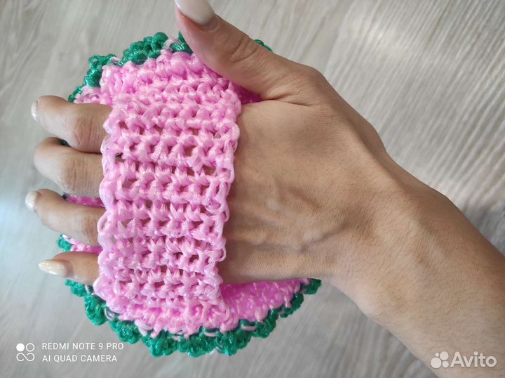 Мочалка ручной работы