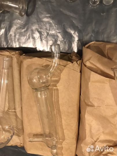 Пробирки, колбы для опытов