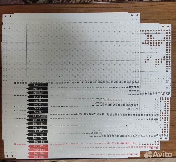 Набор перфокарт для вяз.машин Brother 5 кл. и 3 кл