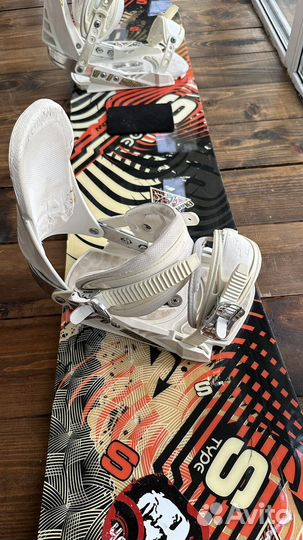 Сноуборд Black Fire 160 с креплениями