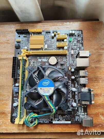 Комплект Материнская плата процессор i3