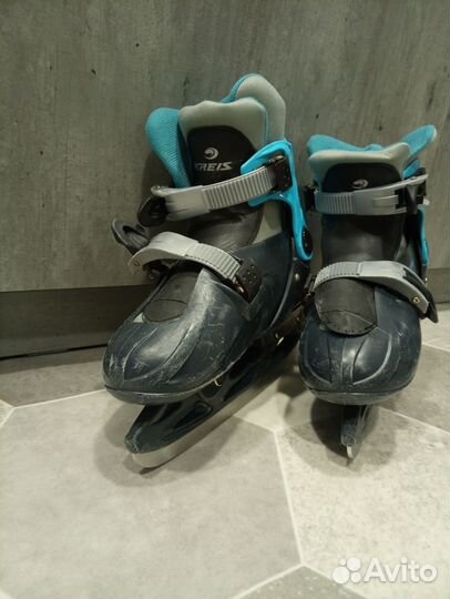 Коньки детские раздвижные 33 36