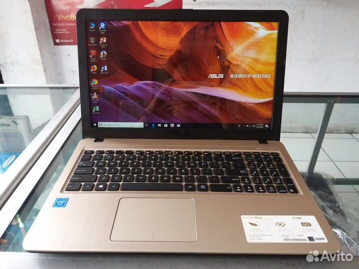 Современный Asus X540 intel N3350 4Gb 500Gb АКБ 3ч