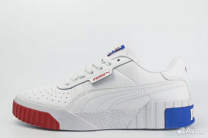 Кроссовки Puma Cali White Red Blue