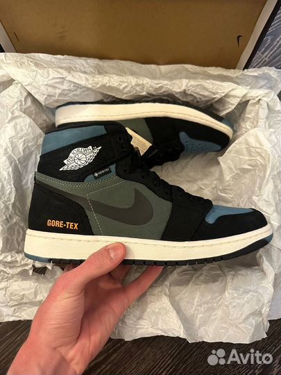 Jordan 1 High Gore-Tex Element Black Olive