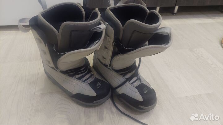 Сноуборд158см с креплением и ботинками 42размер
