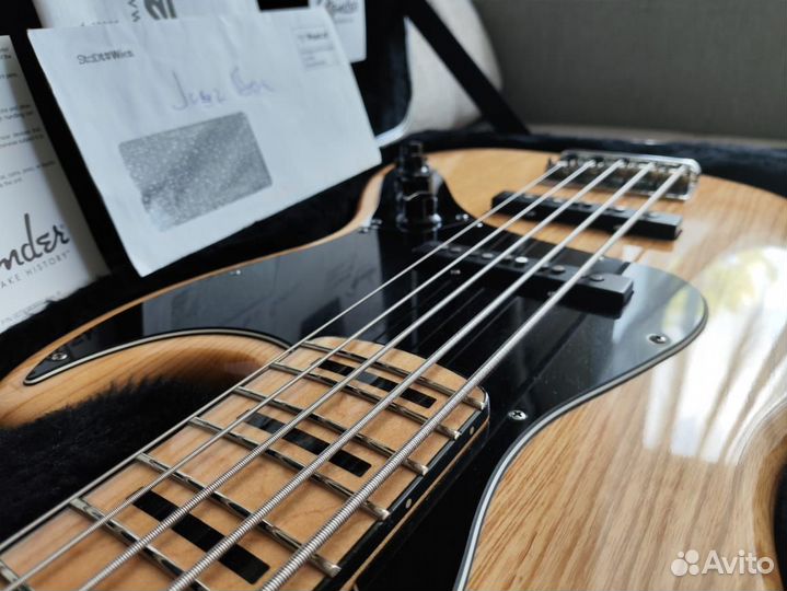 Fender American Deluxe Jazz Bass V Ash USA