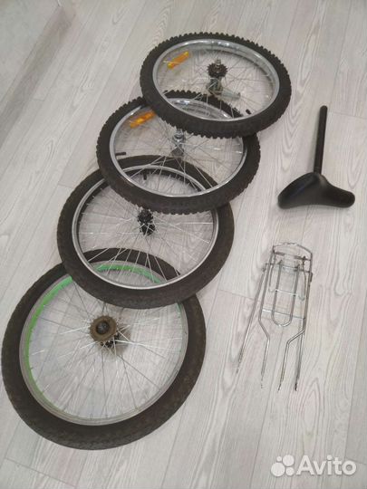 Запчасти на велосипед: багажник, сидушка