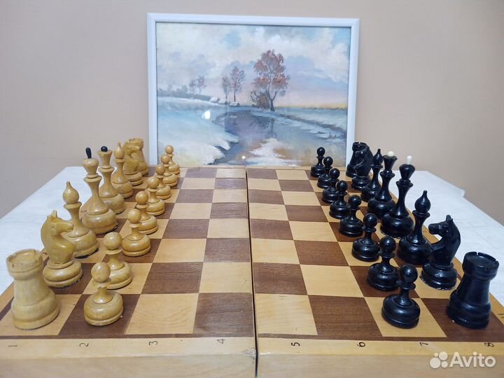 Шахматы СССР большие гроссмейстерские, доска 50х50