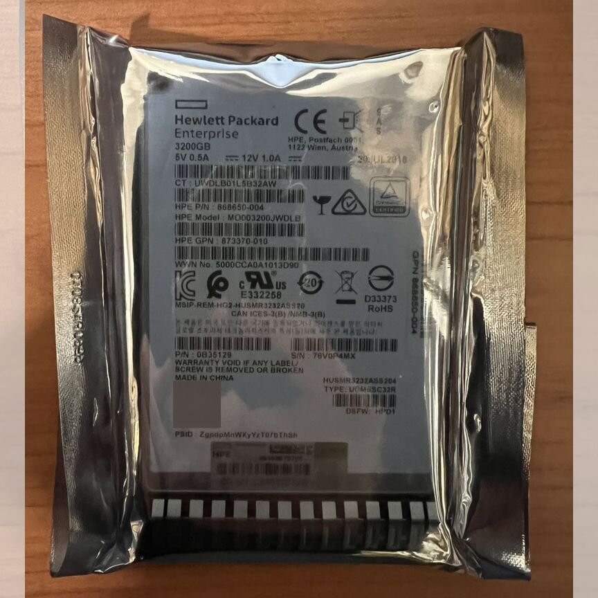 [873571-001] Ssd Диск Hp 3.2tb Sas Ds 2.5 873571-001