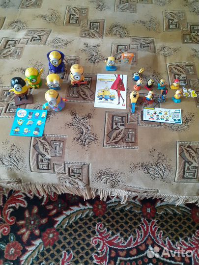 Minions из макдональдса,киндер