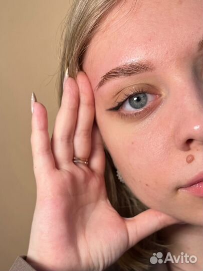 Окрашивание бровей ламинирование ресниц