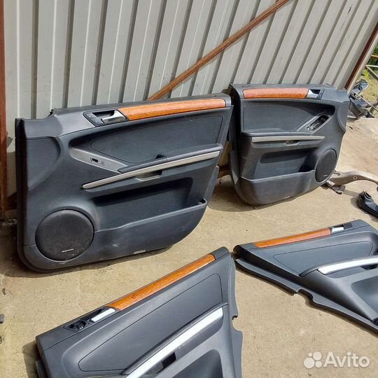 Mercedes ML W164 карты дверей комплект обшивки