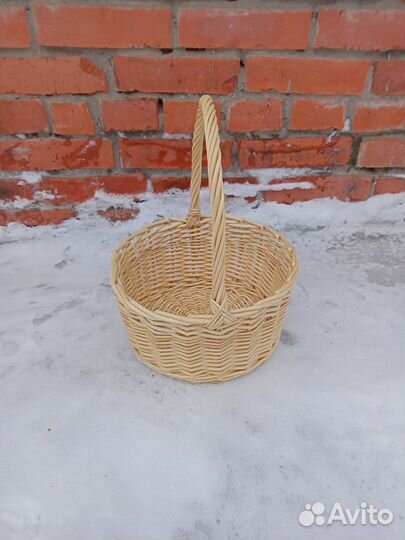 Корзина из натуральной ивы для фруктов