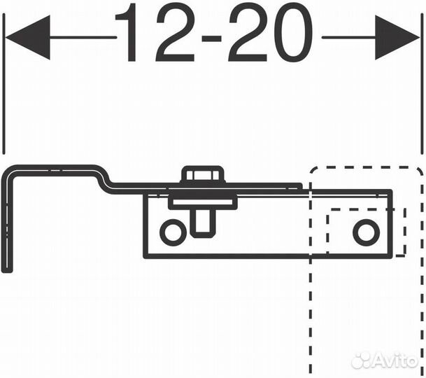 Инсталляция Geberit 458.149.21.1 с кнопкой хром