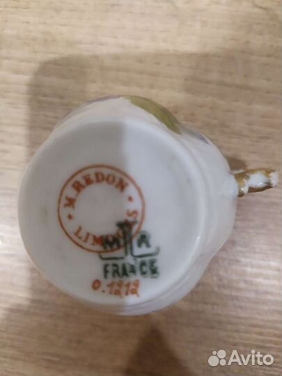 Чашка, Антиквариат, Французский фарфор