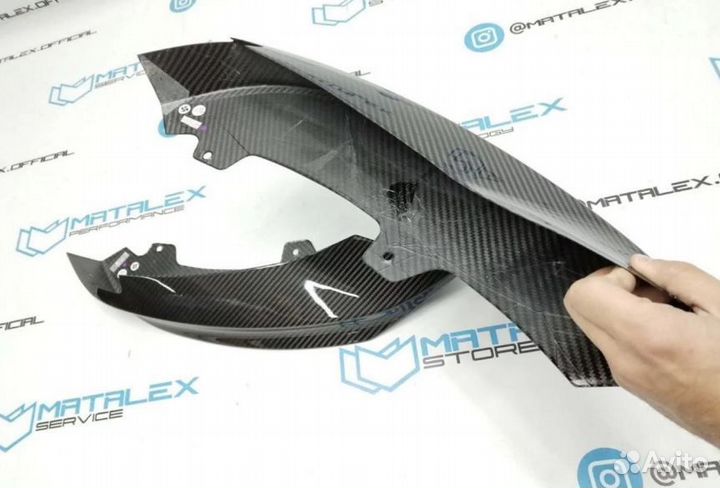 Клыки bmw F32 М пакет карбон сухой