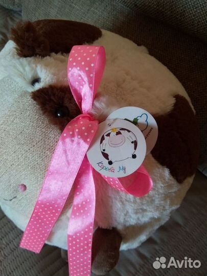 Игрушка подушка коровка