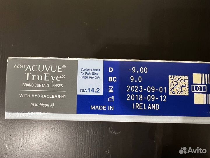 Линзы acuvue trueye 1 day