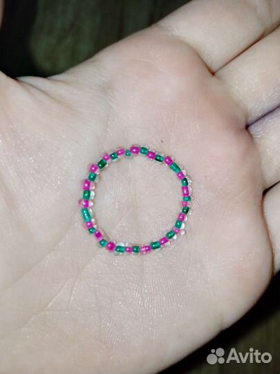 Кольцо из бисера