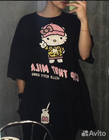 Платье с Хэллоу Китти. Размеры с 44 по 56
