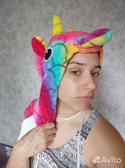 Кигуруми радужный единорог