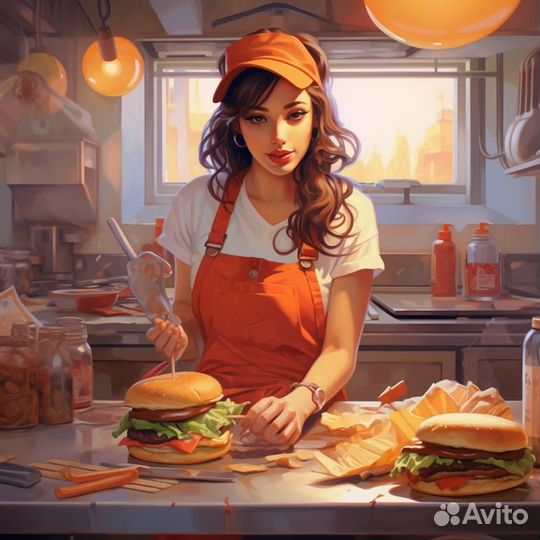 Повар в бургерную (без опыта)