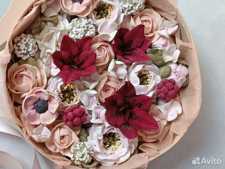 Съедобные букеты/зефирные коробочки