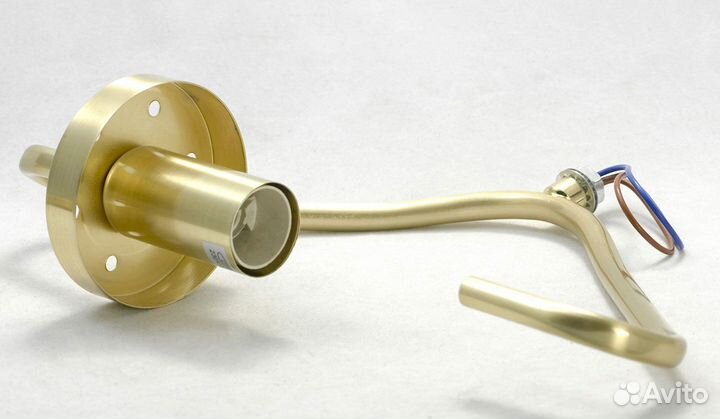 Бра настенный металлический со стеклом на кухню