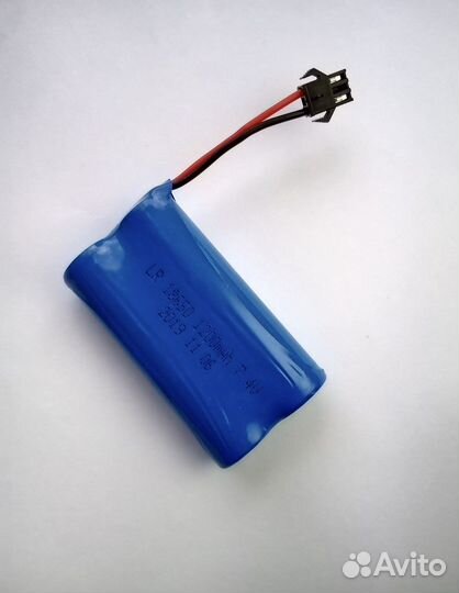 Аккумулятор Li-ion 18650 7.4v 1200 mah