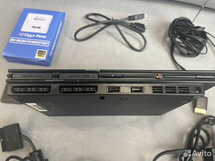 Легендарная приставка Sony Playstation 2 slim