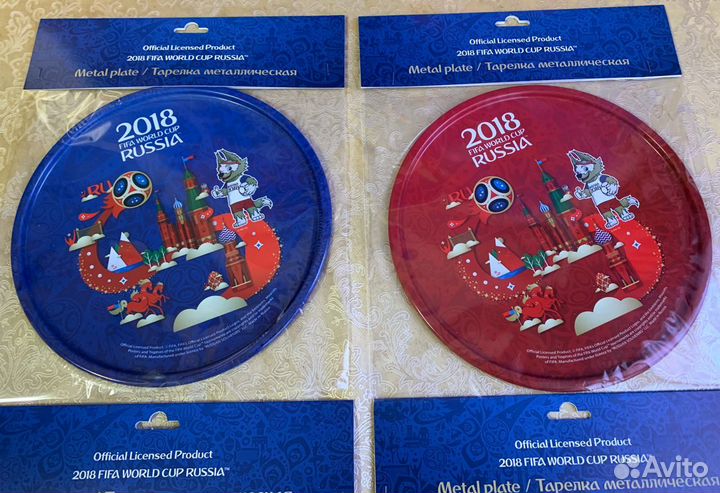 Тарелка Fifa Забивака (4 вида). Чемпионат мира
