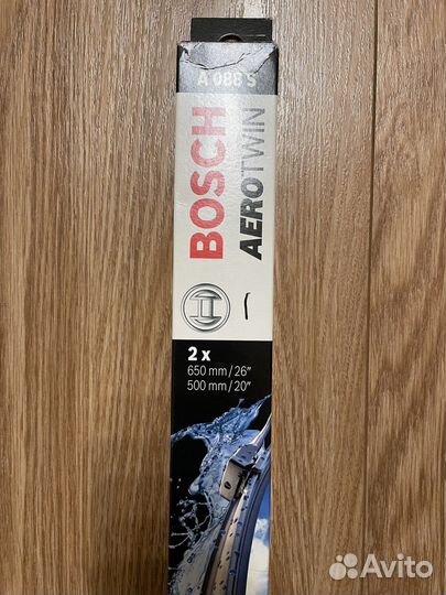 Щетки стеклоочистителя bosch aerotw 650мм + 500мм