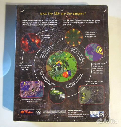 Vangers (Вагнеры) USA, NEW, Sealed (BIG BOX)