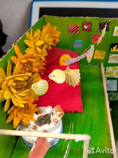 Миниатюрный домик ручная работа