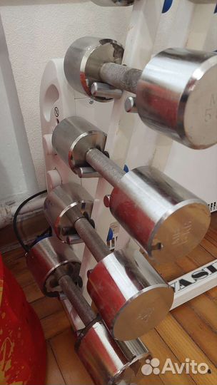 Гантельный ряд бу. Гантели