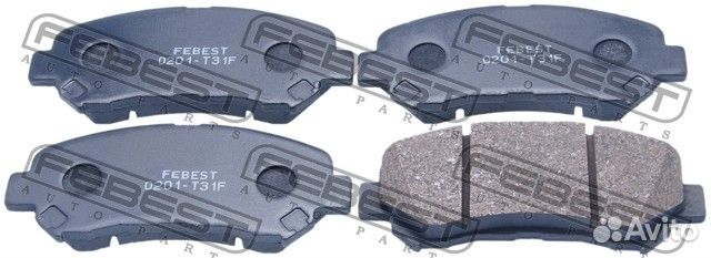 0201T31F Колодки тормозные дисковые перед