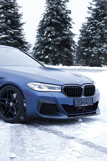 Карбоновый сплиттер BMW G30 Lci Performance