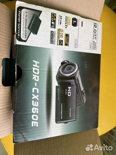 Видеокамера sony hdr cx360e