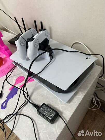 Sony playstation 5 ps5 с дисководом 2 джойстика