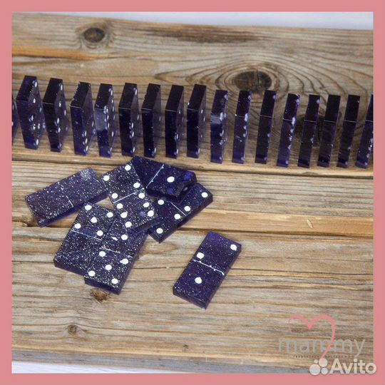 Домино из эпоксидной смолы