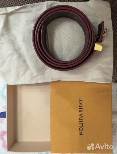 Ремень женский двусторонний Оригинал Louis Vuitton
