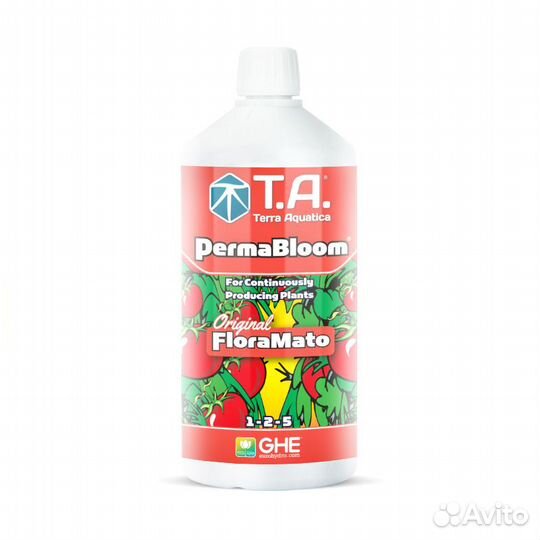 Terra Aquatica PermaBloom 1л Удобрение минеральное