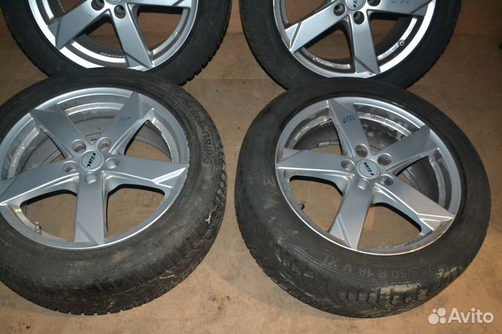 Диски бу R18 с всесезонными шинами 235 50 18